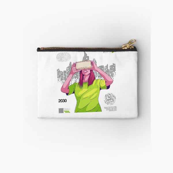 Item preview, Futuristic VR Girl Cyberpunk Metaverse Art 2030 designed and sold by OumaAL.