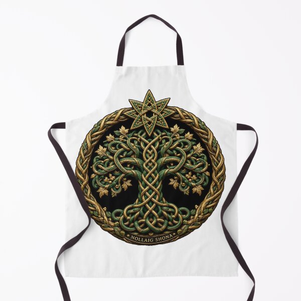 Item preview, Nollaig Shona Celtic Knot Christmas Tree designed and sold by Freckled-Monkey.