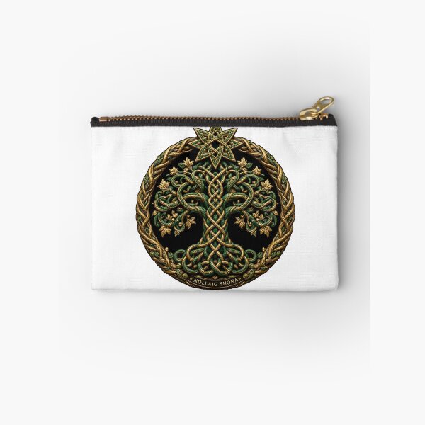 Item preview, Nollaig Shona Celtic Knot Christmas Tree designed and sold by Freckled-Monkey.