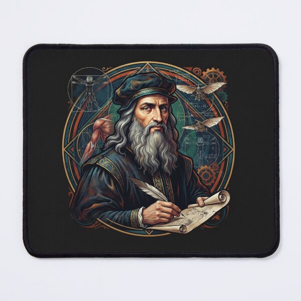 Item preview, Leonardo da Vinci Renaissance Genius Visionary Portrait designed and sold by Owcomm.