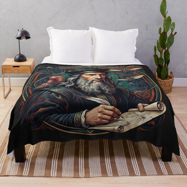 Item preview, Leonardo da Vinci Renaissance Genius Visionary Portrait designed and sold by Owcomm.