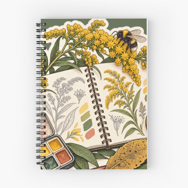 Artikelvorschau, Goldenrod Field Journal Hummel-Aufkleber entworfen und verkauft von WaynesCave.