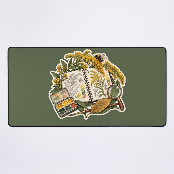 Item preview, Goldenrod Field Journal Bumblebee Sticker designed and sold by WaynesCave.