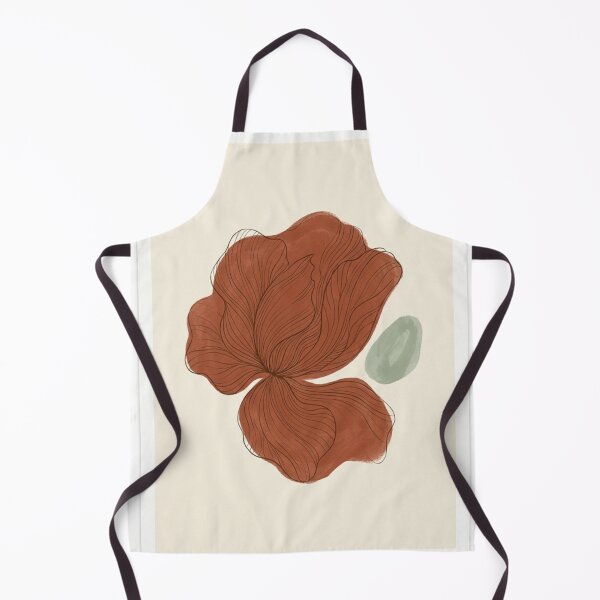 Item preview, Terracotta Bloom Flow | Sage Accent Abstract Botanical Print designed and sold by Zaramodo.