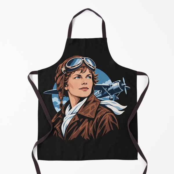 Item preview, Amelia Earhart Vintage Aviation Pioneer Hero Portrait designed and sold by Owcomm.