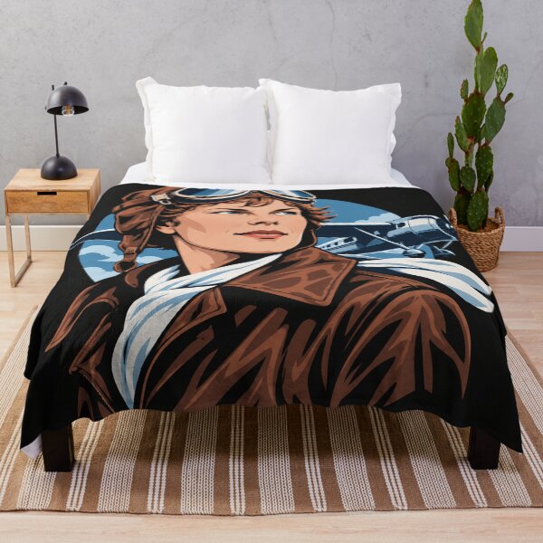 Item preview, Amelia Earhart Vintage Aviation Pioneer Hero Portrait designed and sold by Owcomm.
