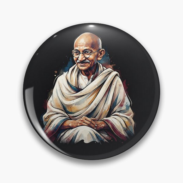 Item preview, Inspiring Mahatma Gandhi Watercolor Portrait Vector Illustration designed and sold by Owcomm.