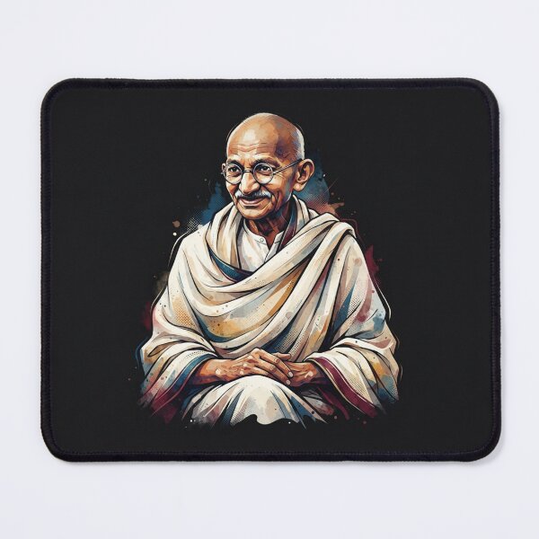 Item preview, Inspiring Mahatma Gandhi Watercolor Portrait Vector Illustration designed and sold by Owcomm.