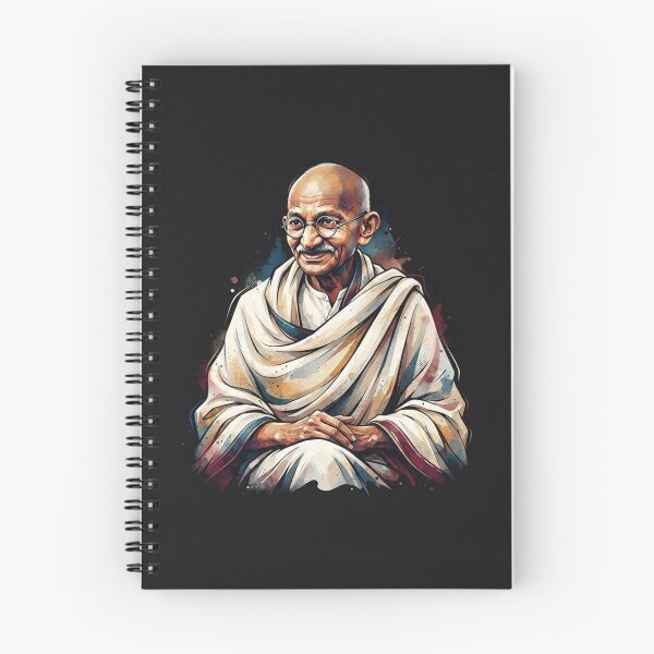 Item preview, Inspiring Mahatma Gandhi Watercolor Portrait Vector Illustration designed and sold by Owcomm.