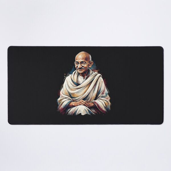 Item preview, Inspiring Mahatma Gandhi Watercolor Portrait Vector Illustration designed and sold by Owcomm.