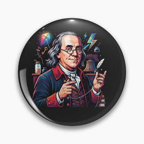 Item preview, Benjamin Franklin Founding Father Science And Electricity designed and sold by Owcomm.