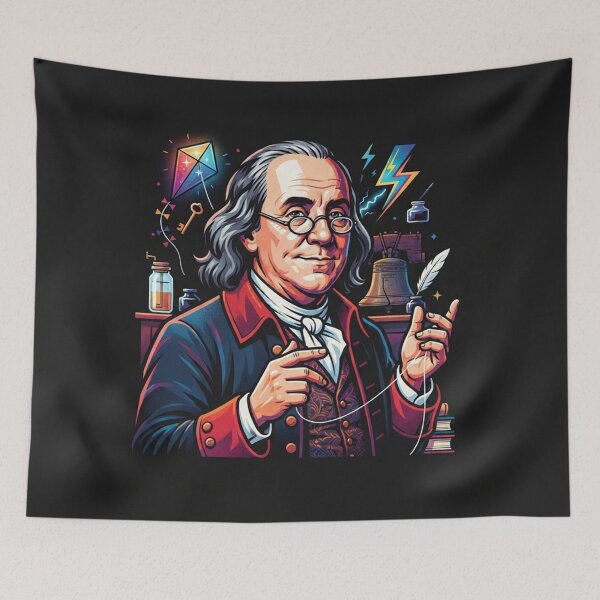 Item preview, Benjamin Franklin Founding Father Science And Electricity designed and sold by Owcomm.