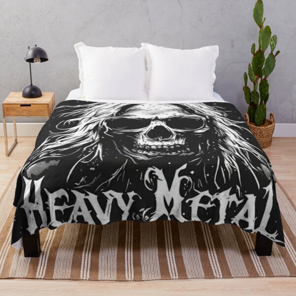 Item preview, Heavy Metal Skull Art designed and sold by TheDarkWardrobe.