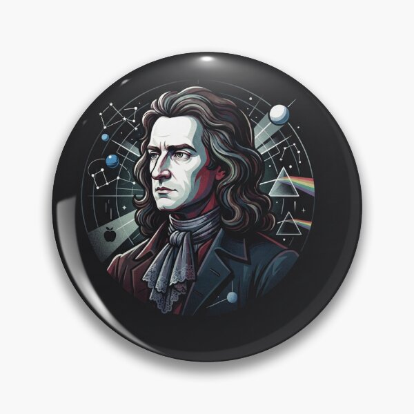 Item preview, Isaac Newton Cosmic Universe Science Portrait Art designed and sold by Owcomm.
