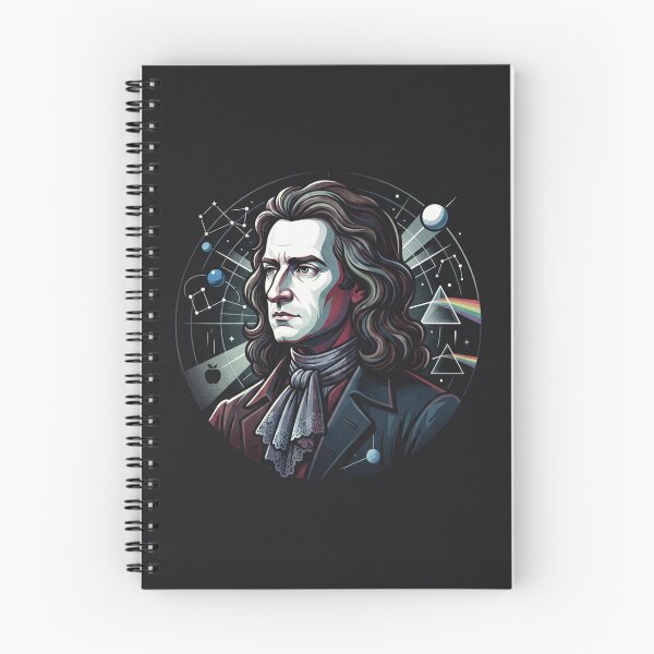 Item preview, Isaac Newton Cosmic Universe Science Portrait Art designed and sold by Owcomm.
