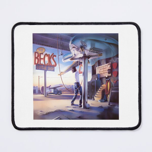 Item preview, Jeff Beck Inspired Guitar Shop Design for Music Lovers and Guitar Enthusiasts designed and sold by Larathdilat.