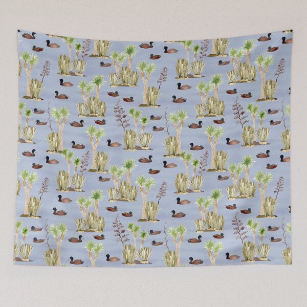 Item preview, Wetlands on Blue designed and sold by DogwoodDesign.
