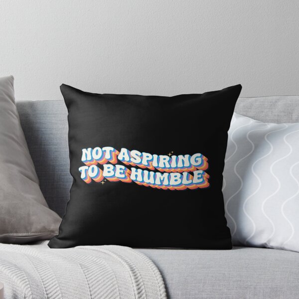 Item preview, Not Aspiring To Be Humble – Retro Bold Typography Confidence Statement designed and sold by Chonkz.