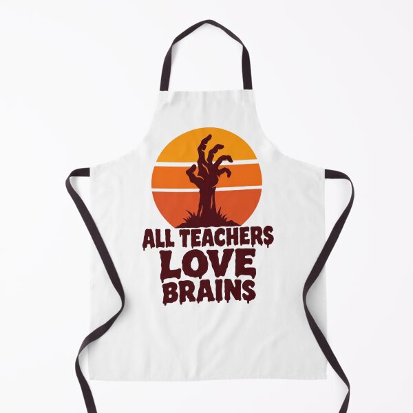 Item preview, All Teachers Love Brains designed and sold by LuveraxArt.