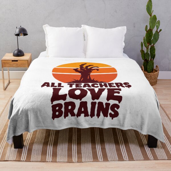 Item preview, All Teachers Love Brains designed and sold by LuveraxArt.