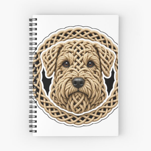 Item preview, Celtic Knot Soft Coated Wheaten Terrier Sticker designed and sold by Freckled-Monkey.