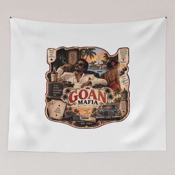 Item preview, Goan Mafia — Paradise Has Its People designed and sold by Goanheartprints.