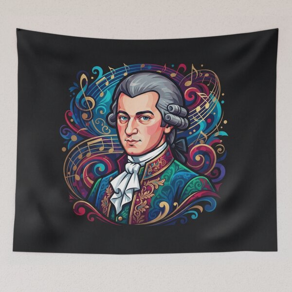 Item preview, Wolfgang Amadeus Mozart Classical Music Portrait designed and sold by Owcomm.