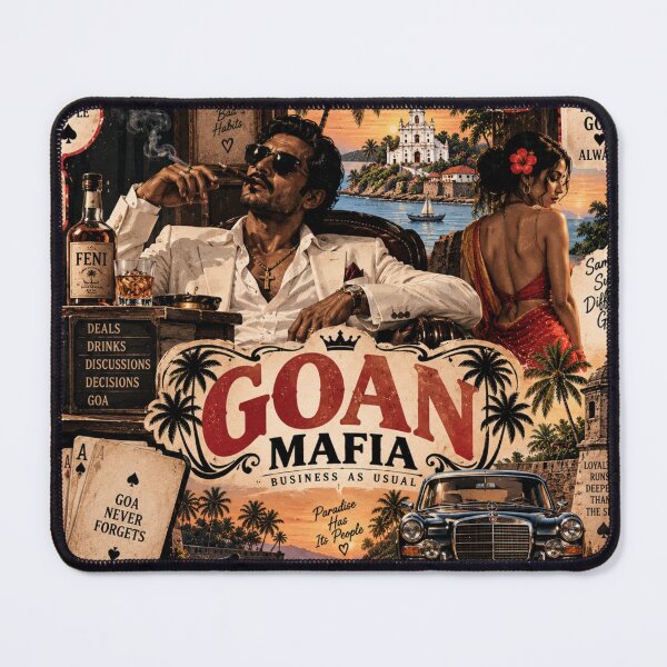 Item preview, Goan Mafia — Paradise Has Its People designed and sold by Goanheartprints.