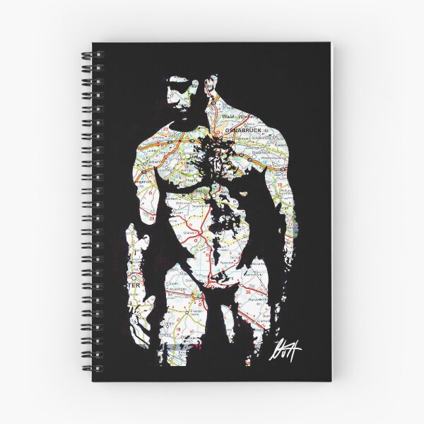 Item preview, Big Muscled Hairy Gay Otter Map Art By NLMKArtStudio designed and sold by NLMKArtStudio.