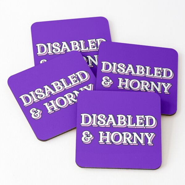 Item preview, Disabled and H*rny designed and sold by The Petite Me.