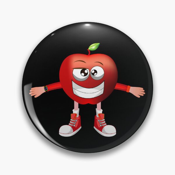 Item preview, Sarcastic Apple Animated Character Boy Version designed and sold by ExpressiveToon.