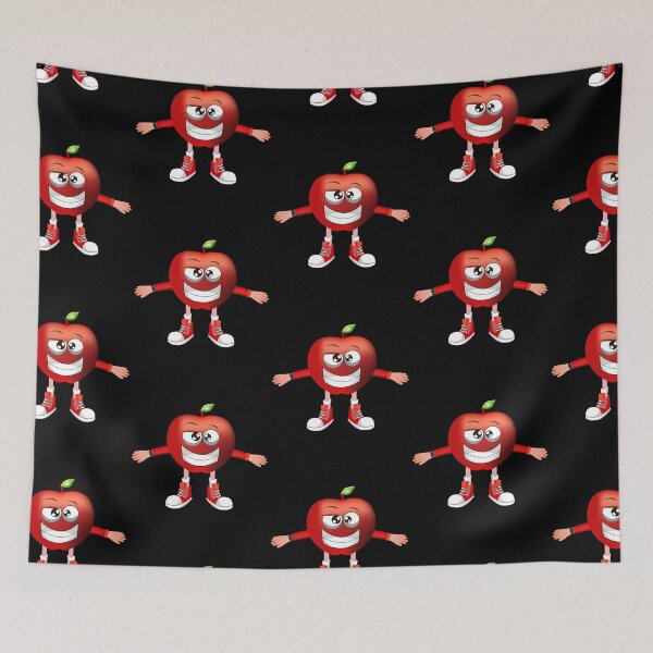 Item preview, Sarcastic Apple Animated Character Boy Version designed and sold by ExpressiveToon.