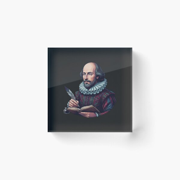Item preview, William Shakespeare Writing With Quill And Ink designed and sold by Owcomm.