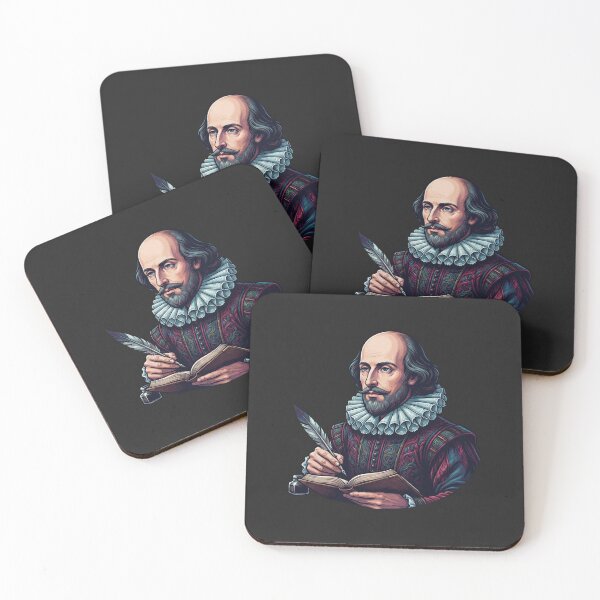 Item preview, William Shakespeare Writing With Quill And Ink designed and sold by Owcomm.