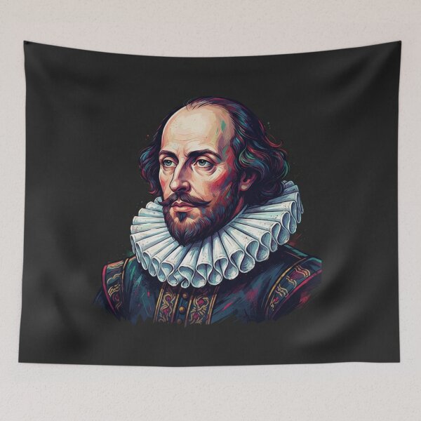 Item preview, William Shakespeare Portrait Vintage Literary Masterpiece designed and sold by Owcomm.