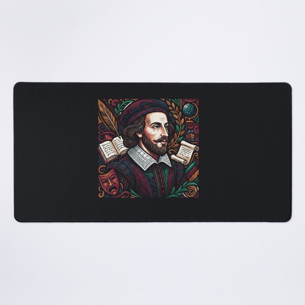 Item preview, William Shakespeare Renaissance Author Portrait Graphic designed and sold by Owcomm.