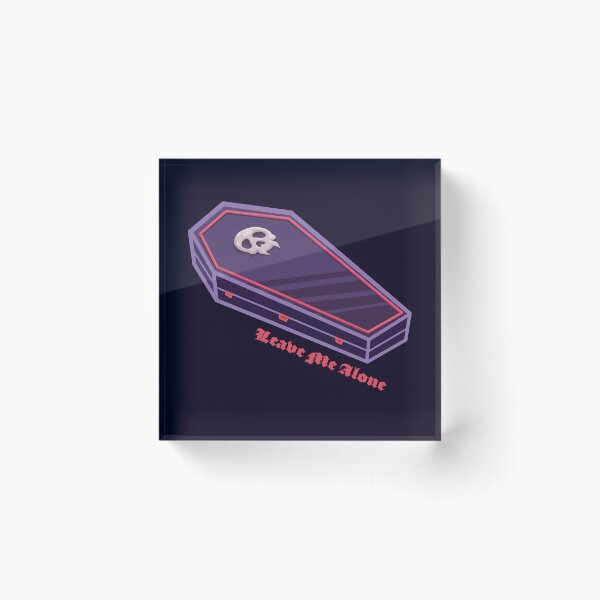 Item preview, Leave Me Alone - Vampire Coffin designed and sold by ZephyrVyn.