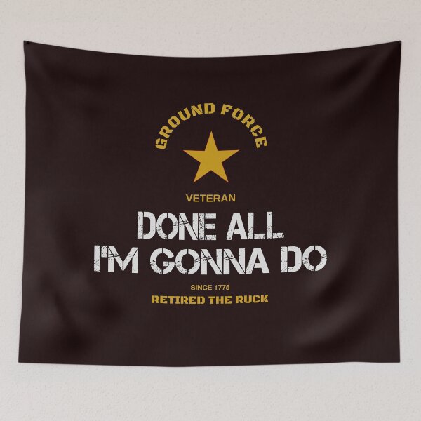 Item preview, GROUND FORCE VETERAN GEAR designed and sold by LoggyDogDesigns.