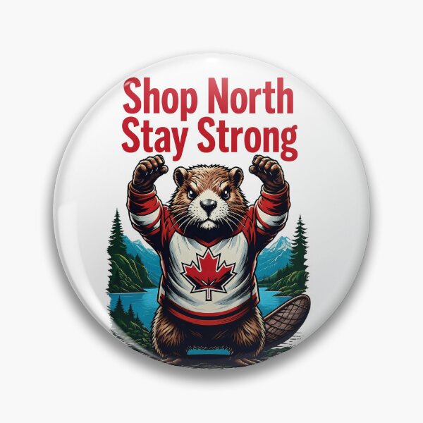 Item preview, Shop North, Stay Strong - Beaver designed and sold by Flowercita.