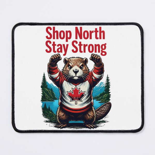 Item preview, Shop North, Stay Strong - Beaver designed and sold by Flowercita.