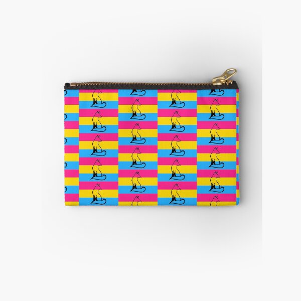 Item preview, Fox with the pan pride flag designed and sold by TimesTwoAngela.