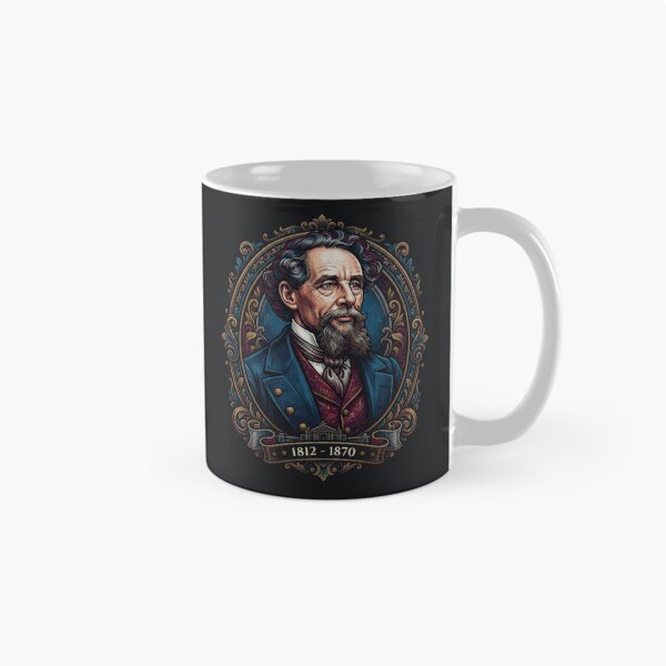 Item preview, Charles Dickens Victorian Vintage Portrait Fine Art designed and sold by Owcomm.