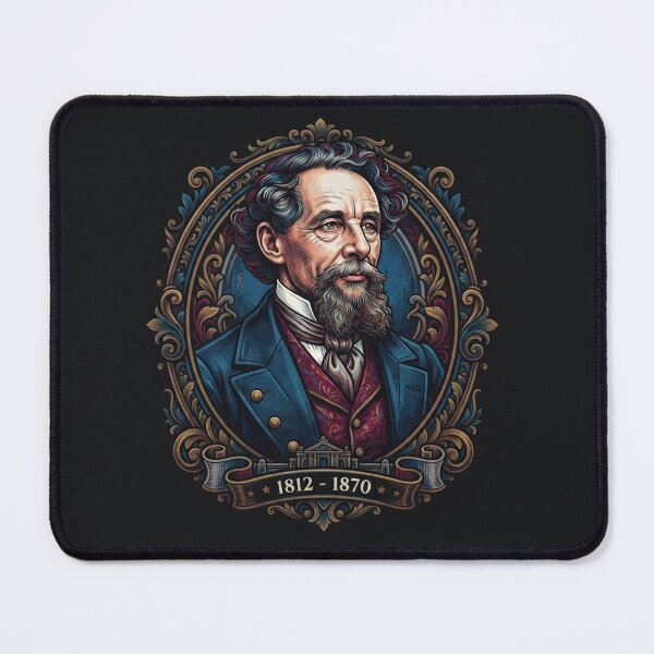 Item preview, Charles Dickens Victorian Vintage Portrait Fine Art designed and sold by Owcomm.