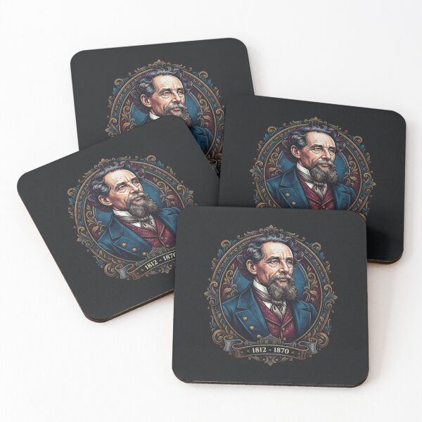 Item preview, Charles Dickens Victorian Vintage Portrait Fine Art designed and sold by Owcomm.