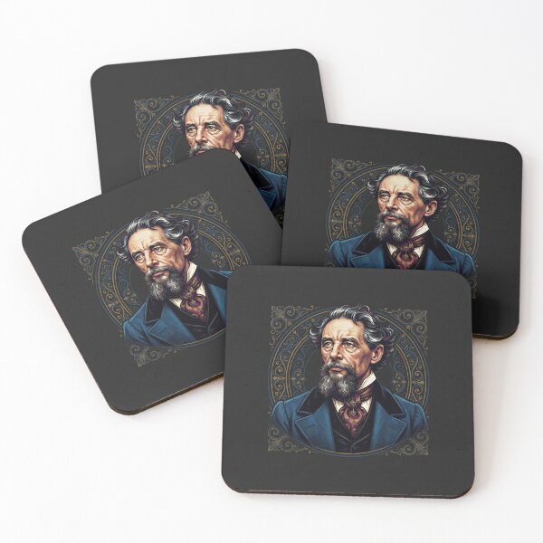 Item preview, Charles Dickens Victorian Era Portrait Illustration designed and sold by Owcomm.