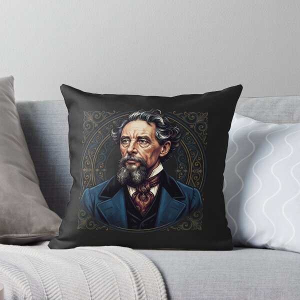 Item preview, Charles Dickens Victorian Era Portrait Illustration designed and sold by Owcomm.