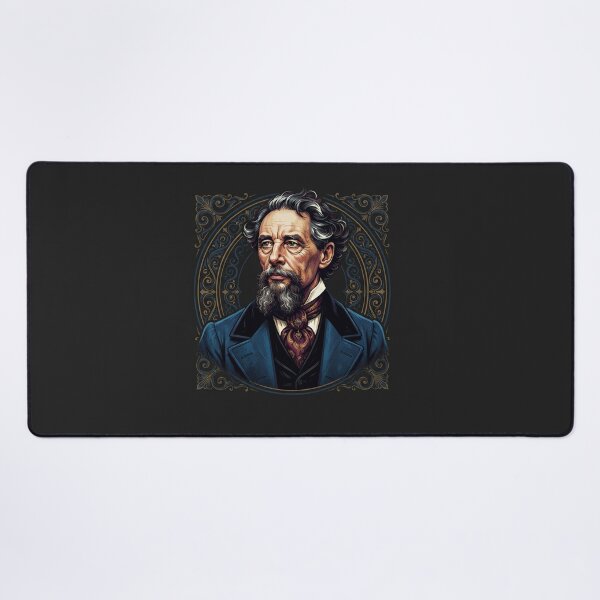 Item preview, Charles Dickens Victorian Era Portrait Illustration designed and sold by Owcomm.