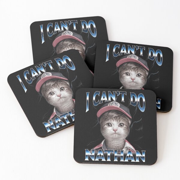 Item preview, Bootleg Style I Can'T Do Nathan Video Gaming Meme Kitten designed and sold by darriahad.