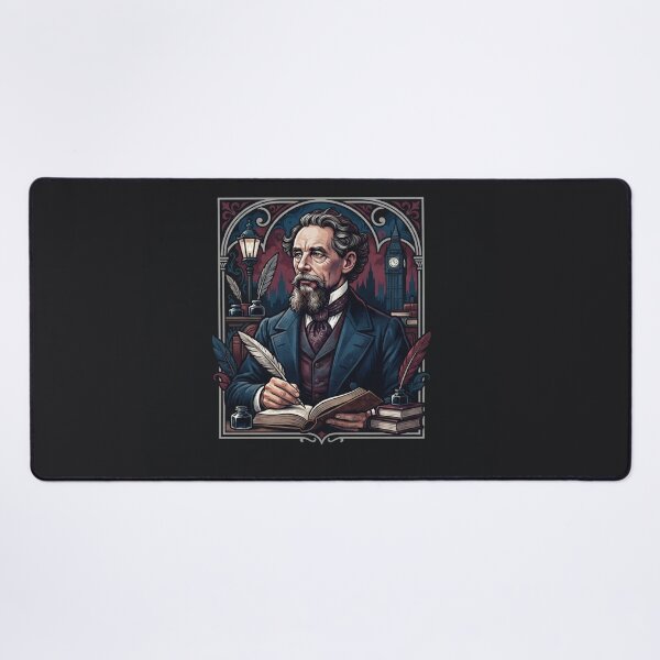 Item preview, Classic Author Charles Dickens Writing Masterpiece designed and sold by Owcomm.