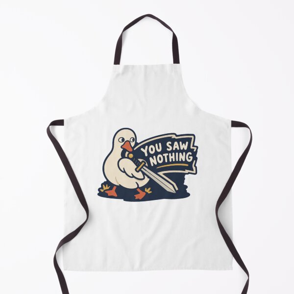 Item preview, You Saw Nothing Sword Goose Meme designed and sold by Nol1ytv.